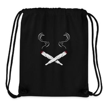Kiffen joints design - Stanley/Stella Recycled Gym Bag - black - Front
