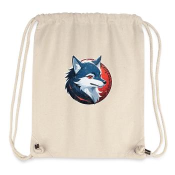 Wolf Tattoo - Stanley/Stella Recycled Gym Bag - natural - Front