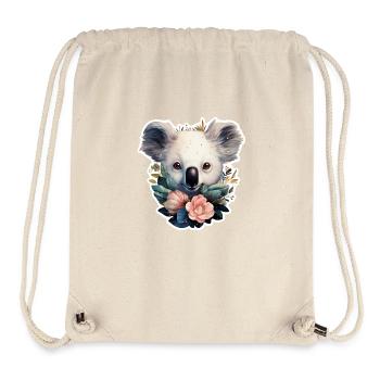 Koala Cute - Stanley/Stella Recycled Gym Bag - natural - Front