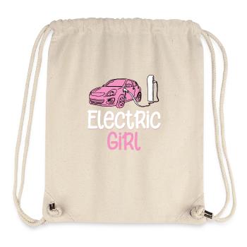 Electric Girl Electric Vehicle EV Driver - Stanley/Stella Recycled Gym Bag - natural - Front