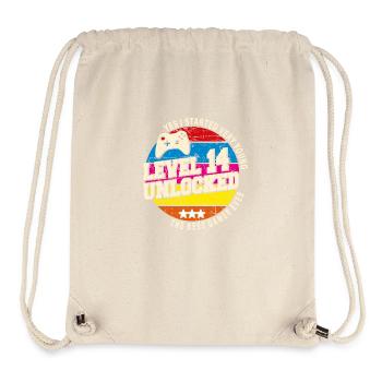 Original 2010 Vintage Level 14 Freischalten - Stanley/Stella recycelter Gym Bag - Naturweiß - Vorne