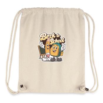 Back to School - Stanley/Stella Recycled Gym Bag - natural - Front