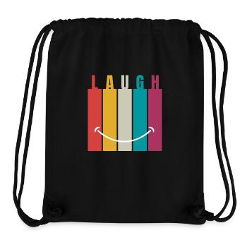 Colorful Laugh - Stanley/Stella Recycled Gym Bag - black - Front