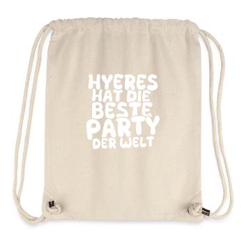 Hyeres as a holiday destination - Stanley/Stella Recycled Gym Bag - natural - Front