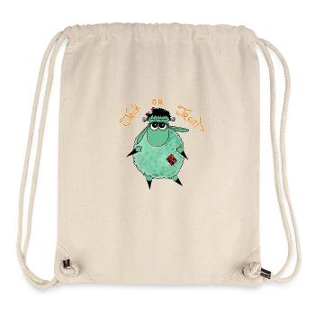 Wolly Sheepling Halloween Monster - Stanley/Stella recycelter Gym Bag - Naturweiß - Vorne