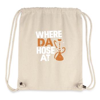 Relaxed hookah design - Stanley/Stella Recycled Gym Bag - natural - Front
