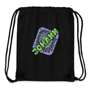 Johann Johann - Sac à cordon recyclé Stanley/Stella - noir - Devant