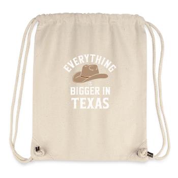 Texas State Texaner Texas - Stanley/Stella recycelter Gym Bag - Naturweiß - Vorne