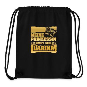 Maiden's name Larina - Stanley/Stella Recycled Gym Bag - black - Front