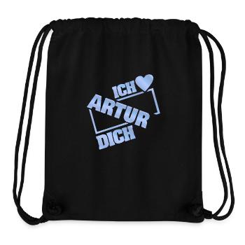 Artur als Couple - Stanley/Stella recycelter Gym Bag - Schwarz - Vorne