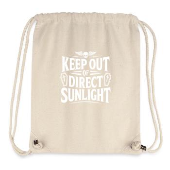 Tenir à l’abri de la lumière directe du soleil ! Vampire Goth Emo - Sac à cordon recyclé Stanley/Stella - blanc naturel - Devant