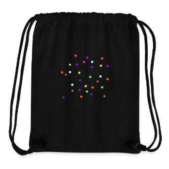 Konfetti, confetti rain, lass es Konfetti regnen. - Stanley/Stella recycelter Gym Bag - Schwarz - Vorne