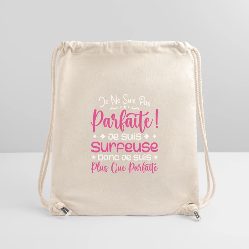 Une Surfeuse plus que parfaite, métier de rêve Sac à cordon recyclé Stanley/Stella