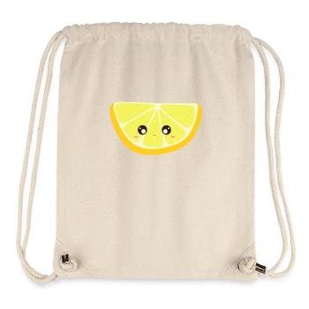 kawaii zitrone - Stanley/Stella recycelter Gym Bag - Naturweiß - Vorne