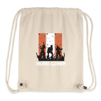 MUSIC LOVERS Kollektion - Stanley/Stella recycelter Gym Bag - Naturweiß - Vorne