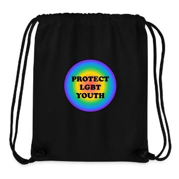 LGBT-Jugendliche schützen - Stanley/Stella recycelter Gym Bag - Schwarz - Vorne