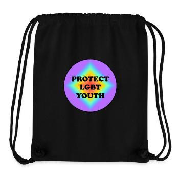 LGBT-Jugendliche schützen - Stanley/Stella recycelter Gym Bag - Schwarz - Vorne