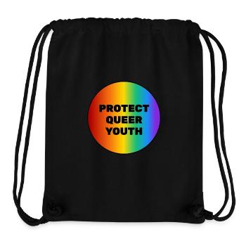 Queere Jugendliche schützen - Stanley/Stella recycelter Gym Bag - Schwarz - Vorne