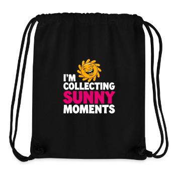 Sunny Summer Moments Vibes Summer Sun - Stanley/Stella Recycled Gym Bag - black - Front