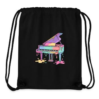 Piano - Sac à cordon recyclé Stanley/Stella - noir - Devant