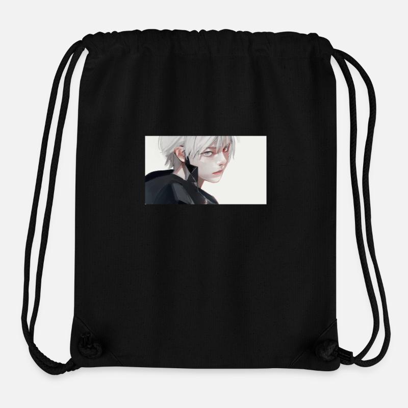 ANIME SWS WHITE - Stanley/Stella Recycled Gym Bag - black