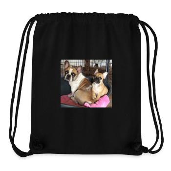 Hundeelterns Herzblatt Motiv - Stanley/Stella recycelter Gym Bag - Schwarz - Vorne