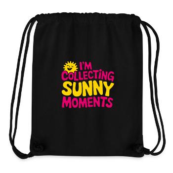 Sunny Summer Moments Vibes Summer Sun - Stanley/Stella Recycled Gym Bag - black - Front