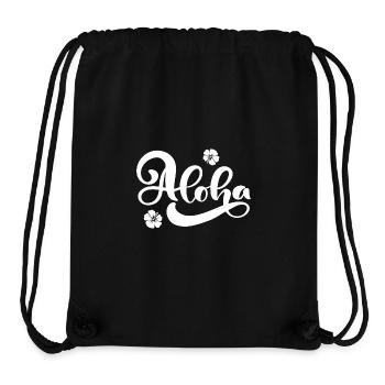Aloha - Love, Kindness, Kindness, Unity - Stanley/Stella Recycled Gym Bag - black - Front