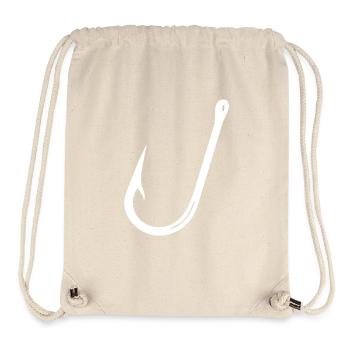 Angelhaken für Hobby Angelsport - Stanley/Stella recycelter Gym Bag - Naturweiß - Vorne