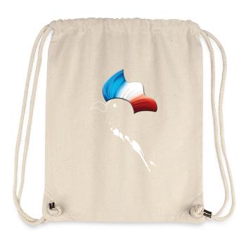 coq - Sac à cordon recyclé Stanley/Stella - blanc naturel - Devant