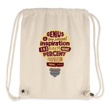 Zitat | Thomas Edison - Stanley/Stella recycelter Gym Bag - Naturweiß - Vorne