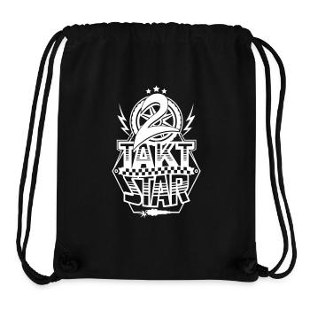 2-Takt-Star / Zweitakt-Star - Stanley/Stella recycelter Gym Bag - Schwarz - Vorne