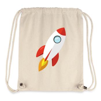 Rakete - Stanley/Stella recycelter Gym Bag - Naturweiß - Vorne