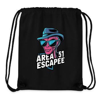 Area 51 Escapee - Stanley/Stella Recycled Gym Bag - black - Front