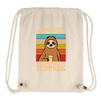 Lieber eine gereizte Leber als gereizte Stimmung - Stanley/Stella recycelter Gym Bag - Naturweiß - Vorne