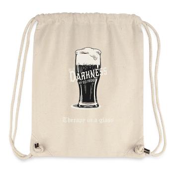 Hello Darkness – Therapy in a Glass - Stanley/Stella recycelter Gym Bag - Naturweiß - Vorne