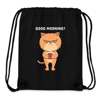 Morgenmuffel Langschläfer Montag Morgen - Stanley/Stella recycelter Gym Bag - Schwarz - Vorne