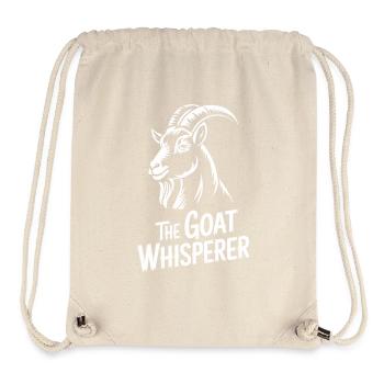  The Goat Whisperer Lustiges Ziegen Whisperer - Stanley/Stella recycelter Gym Bag - Naturweiß - Vorne