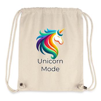 Einhorn Regenbogen – Unicorn Mode Design - Stanley/Stella Recycled Gym Bag - natural - Front