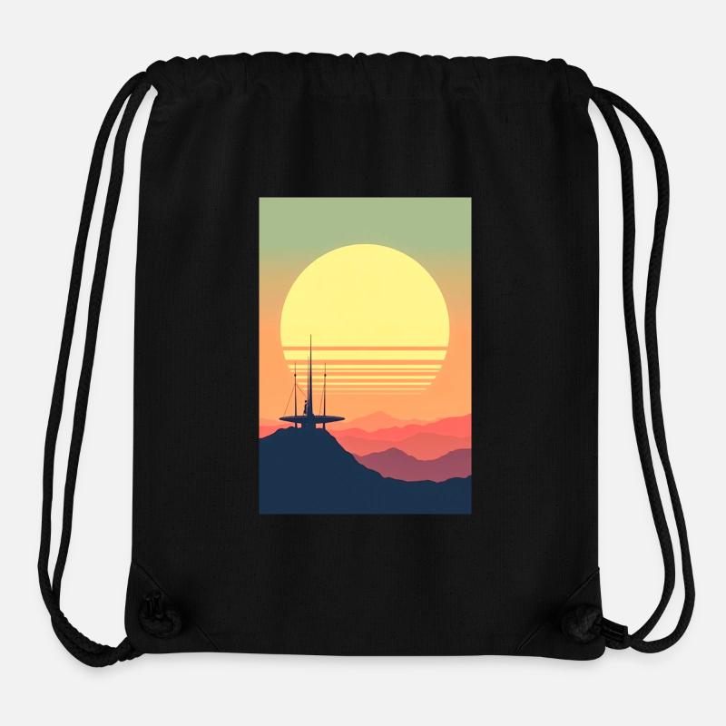 A New Age of Space Has Begun - Stanley/Stella Recycled Gym Bag - black