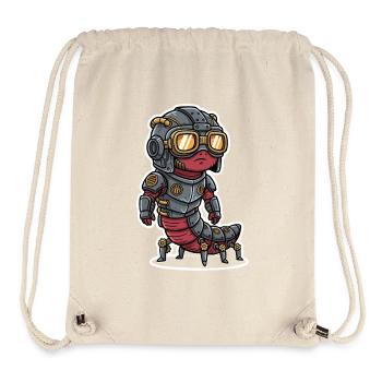 Centipede Steampunk Gepanzerte Stahlrüstung - Stanley/Stella recycelter Gym Bag - Naturweiß - Vorne