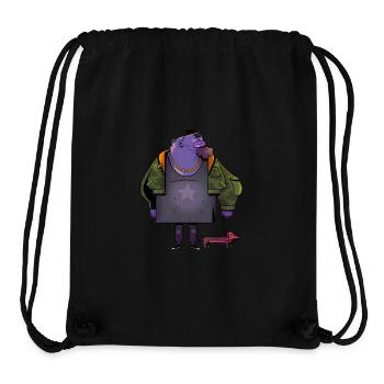 Dude 1 - Stanley/Stella Recycled Gym Bag - black - Front