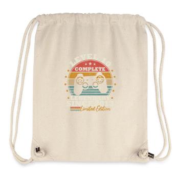 Level 10 freigeschaltet - Stanley/Stella recycelter Gym Bag - Naturweiß - Vorne