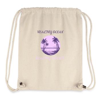 Marine Conservation - Stanley/Stella Recycled Gym Bag - natural - Front