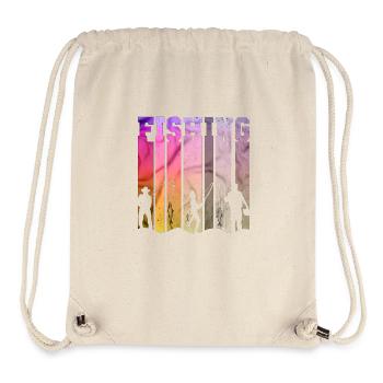 fisch, fisch, angeln, see, meer, angeln, fauna, exotisch - Stanley/Stella recycelter Gym Bag - Naturweiß - Vorne