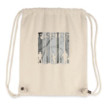 fisch, fisch, angeln, see, meer, angeln, fauna, exotisch - Stanley/Stella recycelter Gym Bag - Naturweiß - Vorne