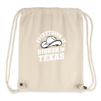 Texas State Texaner Texas - Stanley/Stella recycelter Gym Bag - Naturweiß - Vorne