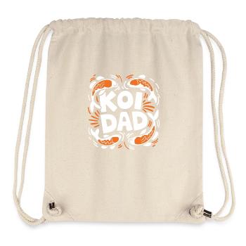 Parfait pour les amateurs de carpes koï et les propriétaires d’étangs - Sac à cordon recyclé Stanley/Stella - blanc naturel - Devant