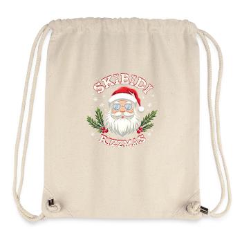 Weihnachtsmann mit Sonnenbrille Skibidi Rizzmas - Stanley/Stella recycelter Gym Bag - Naturweiß - Vorne