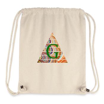 Triangle E 56 g - Stanley/Stella Recycled Gym Bag - natural - Front